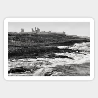 Dunstanburgh Castle in Northumberland, UK Sticker